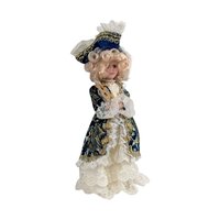 Vintage Porcelain Victorian Masquerade Doll