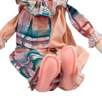 Vintage Plaid Shelf Sitter Clown