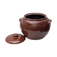 Vintage Watt Pottery 76 Covered Bean Pot