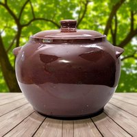 Vintage Watt Pottery 76 Covered Bean Pot