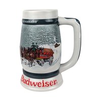 Vintage 1983 Budweiser Clydesdale 50th Anniversary Stein