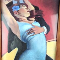 Bill Brauer "Scarlet Dancer", Tango Print