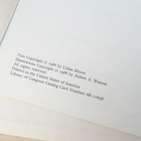 1968 "Just Right" by Lilian Moore Hardcover Book