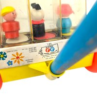 1969 Fisher-Price Happy Hoppers Push Toy