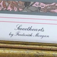 Vintage Frederick Morgan "Sweethearts" Framed Art Print