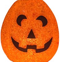 Vintage Melted Plastic Popcorn Jack O’Lantern Light