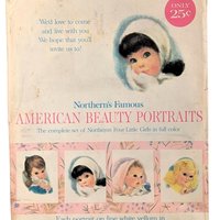 Vintage 1960s Northern Tissue "American Beauty" Portraits, Set of 4