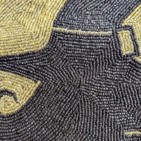 Vintage Beaded Witch Placemat