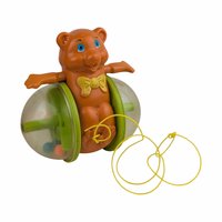 1979 Fisher Price Bob Along Bear Pull Toy