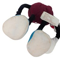 Pair of 1988 California Raisins Applause Bendable Plush Toys