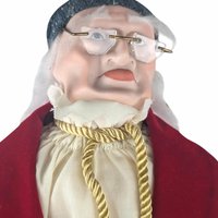 Vintage 1987 Dept 56 Scrooge Porcelain Character Doll