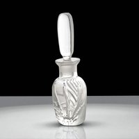 Vintage Lenox "Windswept" Clear Glass Perfume Bottle