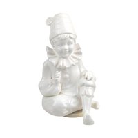 Vintage Hand-Painted Ceramic Musical Clown