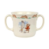 Vintage Royal Doulton Bunnykins Sledding 2-Handled Mug
