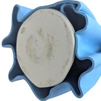 Vintage Handmade Clay Bunny and Dog Figurine