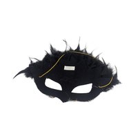 Vintage Applause Feathered Masquerade Half-Mask