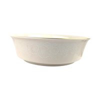 Vintage Lenox Special White Lace Floral Bowl