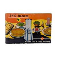 1947 "340 Recipes for the New Waring Blendor" Softcover Cookbook