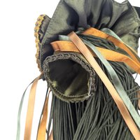 Vintage 15.5" Whimsical Fringe Santa Tabletop Decor