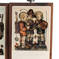 Pair of 1981 ARS Hummel Wood Wall Hangings