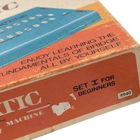 1960s Milton Bradley Rolomatic Bridge Machine