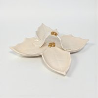 Vintage Holland Mold Leaf Candy Dish