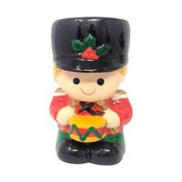 Vintage Enesco Christmas Toy Soldier & Elf Banks