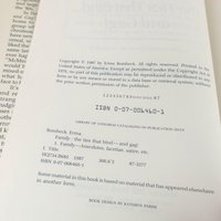 1987 Family The Ties That Bind And Gag Hardcover