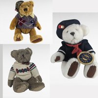 Vintage Academic & Nautical Brass Button Bear Choice