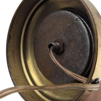 Vintage Double Brass Goose-Neck Table Lamp