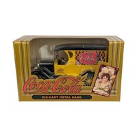 1993 Coca Cola Die Cast Metal Truck Bank