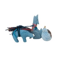 Vintage Southwestern Ceramic Animal Figurine Set