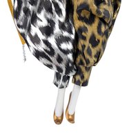 Vintage Lindell Porcelain Harlequin Doll