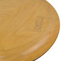 Pair of Vintage Hand-Painted Floral Wooden Plates