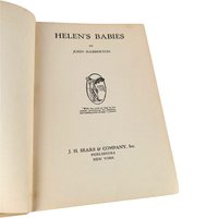 Antique 'Helen’s Babies' Hardcover by John Habberton