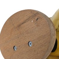 Vintage Cream-Clothed Woodland Santa Figure