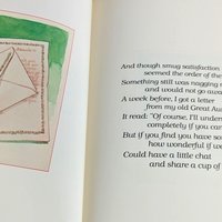 1982 'A Cup of Christmas Tea' by Tom Hegg Hardcover Book