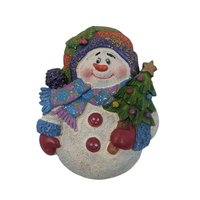2005 MSR Resin Snowman Refrigerator Magnets Set of 6