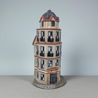 1987 Dept 56 The Tower Cafe Christmas in the City Series