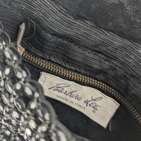 Vintage Barbara Lee Black Beaded Clutch