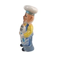 Vintage 7" Luigi Chef Ceramic Grated Cheese Shaker