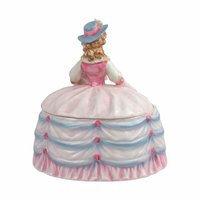 Vintage 'Crinoline Lady' Andrea Ceramic Powder Box