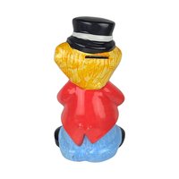 Vintage Ceramic Clown Top Hat Coin Bank