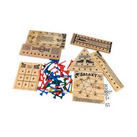 1980s Chadwick Set of 7 Wooden Peg Games