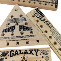 1980s Chadwick Set of 7 Wooden Peg Games