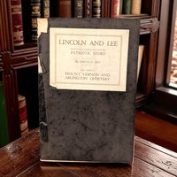 Antique 'Lincoln and Lee: A Patriotic Story' Softcover Book