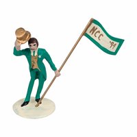 1994 Dept 56 First Annual Convention Figurine and Pin Set