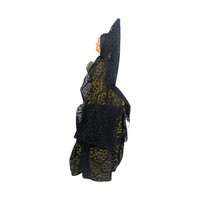 Vintage 13" Spanish Woman in Yellow and Black Lace