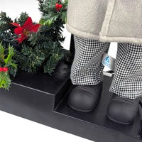 Vintage Holiday Creations Scrooge and Tiny Tim Animated Figure