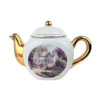 Vintage Thomas Kinkade Family History & Teapot Set